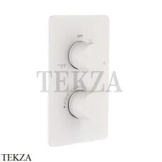 Boheme CELL Термостат для душа на 2 потока, комплект 134-2-MW, белый матовый