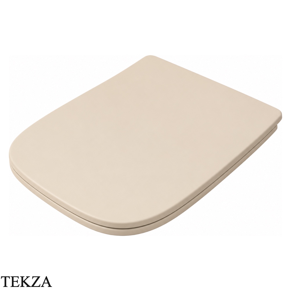 ArtCeram A16 сиденье с крышкой Slim быстросъёмное с микролифтом ASA001 59 71, Sand матовый
