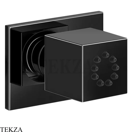 Gessi Rettangolo shower BODY JETS Боковая форсунка поворотная 20172-706, Black Metal PVD