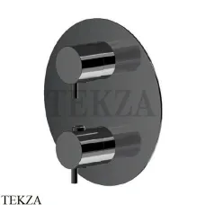 Newform XT Термостат для душа 2,3,4,5 потока, внешняя часть, 67608E.M0.077, Carbon satin