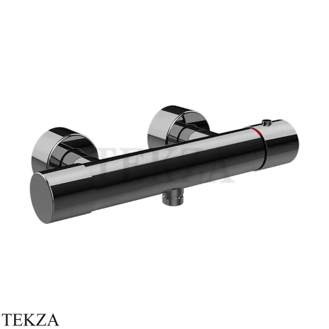 Gessi Habito UNITO Смеситель термостатический для душа 70033-706, Black Metal PVD