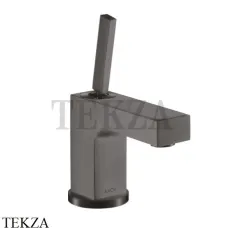 Axor Citterio Смеситель для раковины 80, с донным клапаном 39015340, Brushed Black Chrome
