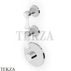 Zucchetti Agora Classic Термостат для душа, 2 выхода, внешняя часть ZAM660, хром глянец