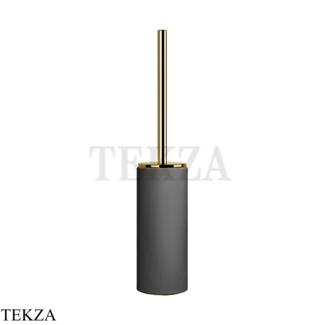 Gessi Ingranaggio-Anello Туалетный ершик напольный, композит черный 63744-246, Gold PVD