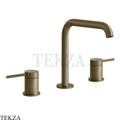Gessi 316 CESELLO Смеситель для раковины, без сливного гарнитура 54412-791, Deep Bronze Brushed PVD