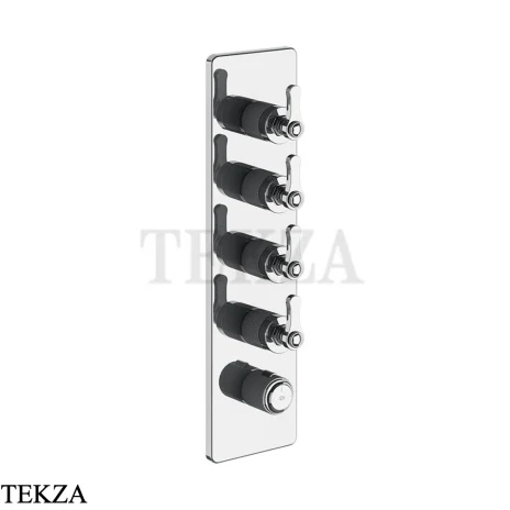 Gessi VENTI20 Термостат для душа, 4 потока, внешняя часть 65208-031, хром глянец