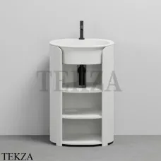 CIELO I Catini Tiberino Тумба отдельностоящая CAMTL, с 3-мя полками, слив в стену, белый матовый CIELO I Catini Tiberino Тумба отдельностоящая CAMTL, с 3-мя полками, слив в стену, белый матовый