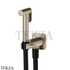 Newform Гидроершик настенный WC с держателем 881.M0.071, Gold satin