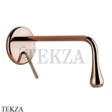 Gessi Goccia Смеситель для раковины длинный излив, внешняя часть 33686-123, Copper глянец
