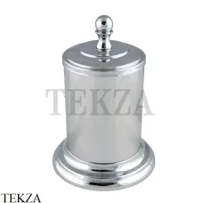 Migliore Mirella Баночка настольная для ватных дисков и палочек 17229, хром глянец