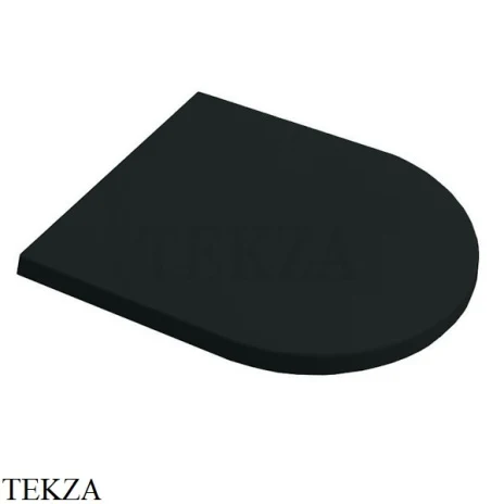 Hatria Fusion, Futura, Centrica Крышка сиденье с микролифтом Y9AQ02, черный матовый
