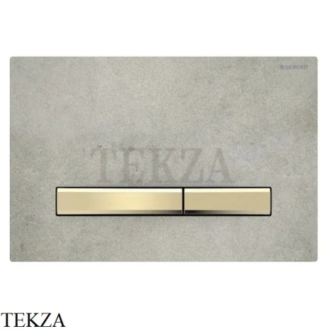 Geberit Sigma50 Клавиша смыва керамика 115.672.JV.2, под бетон-латунь