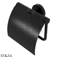 GEESA Nemox Black Бумагодержатель с крышкой 916508-06, черный матовый