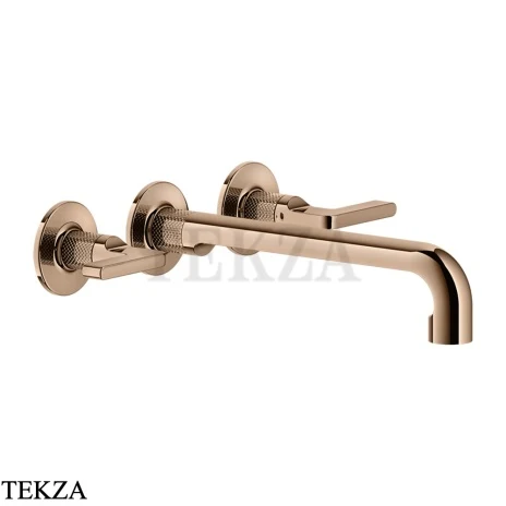 Gessi INCISO Смеситель для раковины излив длинный, внешняя часть 58092-030, Copper глянец