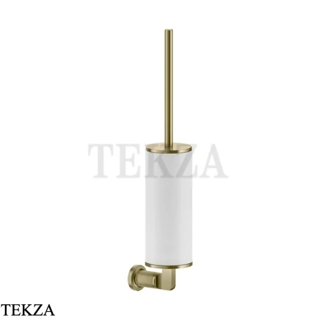 Gessi INCISO accessories Туалетный ершик настенный, белый 58519-727, Brushed Brass