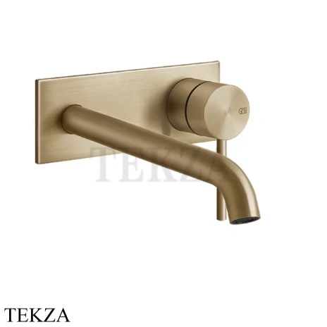 Gessi 316 FLESSA Смеситель для раковины, внешняя часть, 17-20 см 54090-726, Warm Steel Brushed PVD