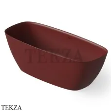 Dea Design Edge Ванна отдельностоящая скругленная 170x72 Solid Surface DD8671 1700 17, Red Wine №17