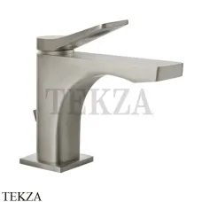 Gessi RILIEVO Смеситель для раковины, с донным клапаном 59005-149, Finox Brushed Nickel