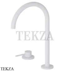 Newform XT Смеситель для раковины высокий, без гарнитура 4220.01.014, белый матовый