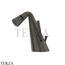 Gessi CONO Смеситель для биде, с донным клапаном 45007-707, Black Metal Brushed (снято с производства)