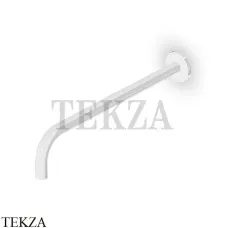 Zucchetti Кронштейн настенный 35 см для верхней лейки Z93027.W1, bianco opaco goffrato