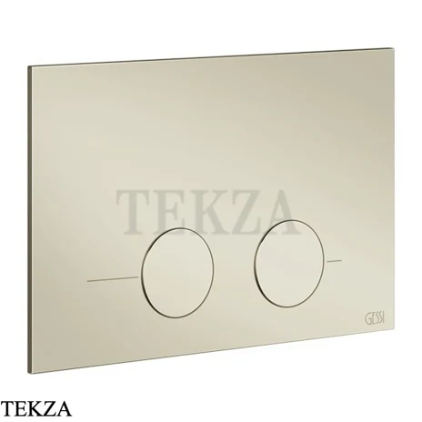 Gessi Total look Клавиша смыва для инсталляции Geberit omega 12, 54615-720, Nickel PVD