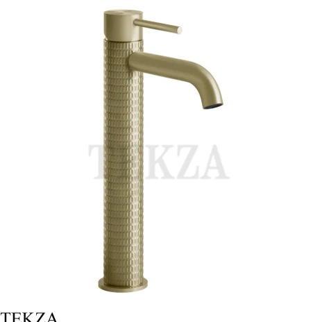 Gessi 316 MECCANICA Смеситель для раковины, без сливного гарнитура 54209-727, Brushed Brass PVD