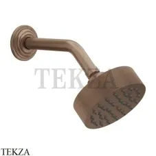Gessi VENTI20 Верхний душ 118 с настенным креплением 65156-708, Copper Br. PVD