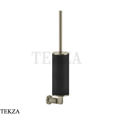 Gessi INCISO accessories Туалетный ершик настенный, черный 58520-149, Finox Brushed Nickel