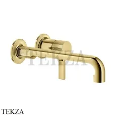 Gessi INCISO Смеситель для раковины с длинным изливом, внешняя часть 58089-246, Gold PVD