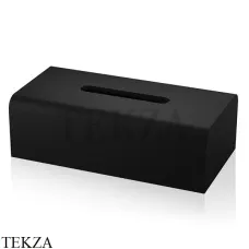 Decor Walther Stone Black KB Настольный или настенный диспенсер для салфеток 0971960, черный матовый