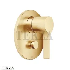 Dornbracht VAIA Смеситель для душа, 2 потока, внешняя часть 36120809-28, латунь сатин Brushed (23kt Gold) Dornbracht VAIA Смеситель для душа, 2 потока, внешняя часть 36120809-28, латунь сатин Brushed (23kt Gold)