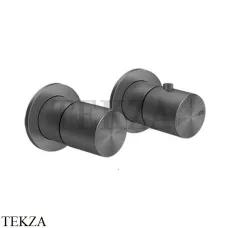 Gessi Habito UNITO Термостат для душа на 2 потока, внешняя часть 70034-706, Black Metal