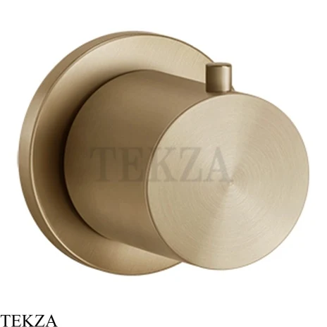 Gessi 316 WELLNESS Запорный вентиль, внешняя часть 54564-726, Warm Steel Brushed PVD