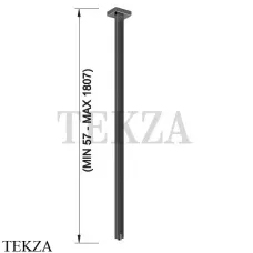 Gessi Rettangolo-Inverso Излив потолочный под размер 20199-706, Black Metal