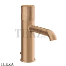 Gessi Habito CESELLO Смеситель для раковины, с донным клапаном 70401-726, Warm Bronze Br