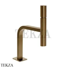 Gessi Incastri Смеситель для раковины, без гарнитура 75202-791, Deep Bronze Brushed PVD
