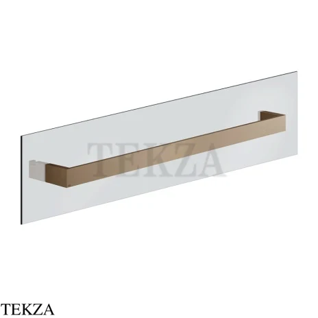 Gessi Rettangolo Полотенцедержатель для крепления на стекло, 60 см 20965-761, Coffee Bronze Brushed PVD