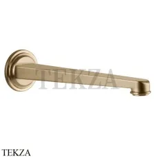 Gessi VENTI20 Излив настенный для раковины 24,3 см 65101-726, Warm Bronze Br. PVD