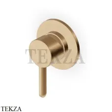 Zucchetti Isy22 Смеситель для душа, внешняя часть ZIS780.P31, brushed british gold PVD