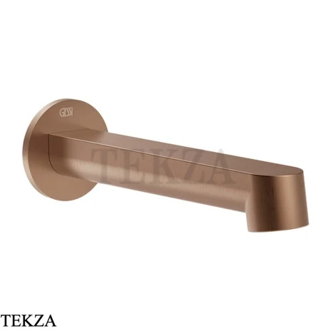 Gessi Ludovica Излив для ванны настенный монтаж 76103-708, медь Brushed