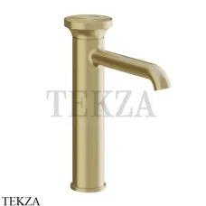 Gessi Origini ACCENT Смеситель для раковины без гарнитура 66006-727, Brushed Brass