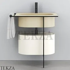 Cielo Kyros Модульная система умывальника с тумбой, Lino-черный Cielo Kyros Модульная система умывальника с тумбой, Lino-черный