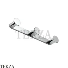 Colombo Mini Крючок для халата и полотенец тройной CD117.CR, хром глянец