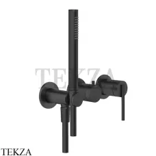 Gessi INGRANAGGIO Смеситель для душа на 2 потока, с гарнитуром, внешняя часть 63545-299, Black XL