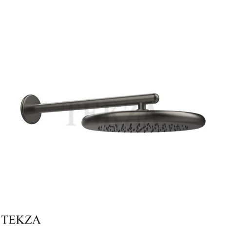 Gessi Goccia Душевая лейка 30,0 с настенным креплением 33756-707, Black Metal Br. PVD