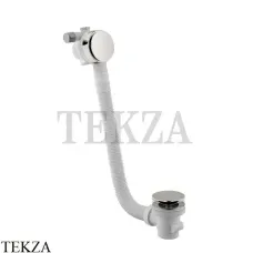 FIMA Carlo Frattini Сливной гарнитур для ванны с наполнением F2003ERSN, Brushed nickel