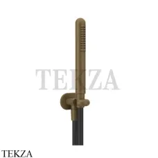 Gessi Goccia Душевой комплект с душевой лейкой и выводом для воды 33773-713, Antique Brass