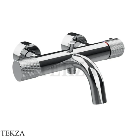 Gessi Habito DIAMANTATO Термостатический смеситель для ванны с изливом 70613-031, хром глянец