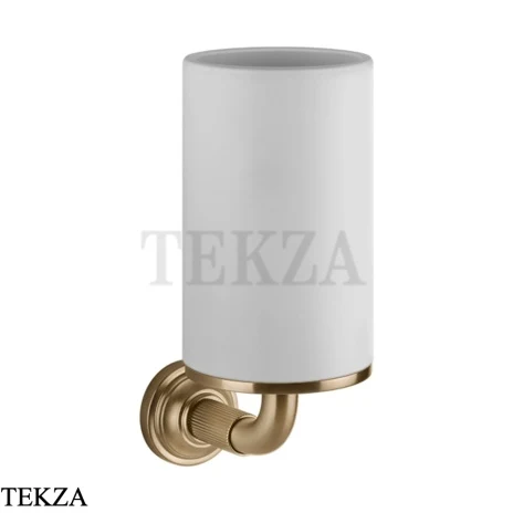 Gessi VENTI20 Стакан настенный белый 65407-726, Warm Steel Br. PVD